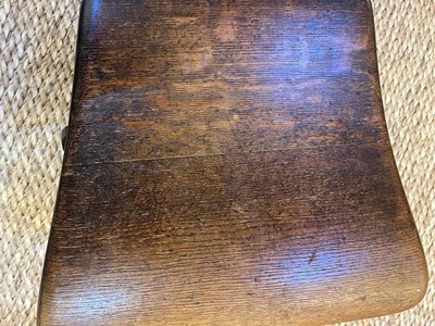Lot 23 - A 'Granville' oak chair designed by E W Pugin