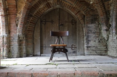 Lot 23 - A 'Granville' oak chair designed by E W Pugin