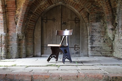 Lot 23 - A 'Granville' oak chair designed by E W Pugin