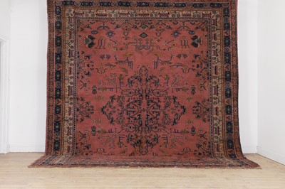 Lot 223 - A wool carpet