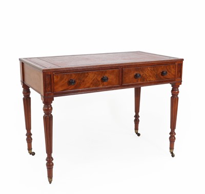 Lot 348 - A mahogany writing desk