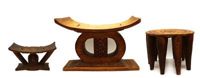 Lot 191 - A Nupe stool