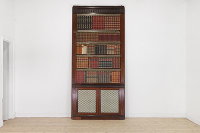 Lot 599 - A late Victorian mahogany library door
