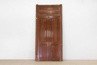 Lot 599 - A late Victorian mahogany library door