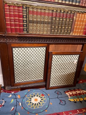 Lot 599 - A late Victorian mahogany library door
