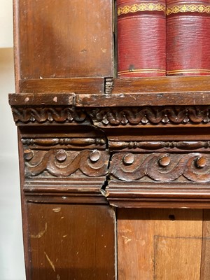 Lot 599 - A late Victorian mahogany library door