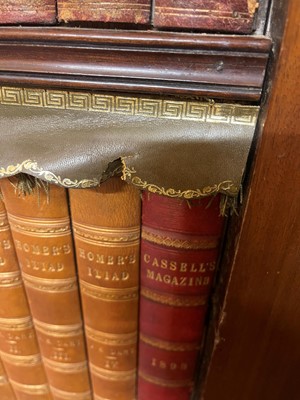 Lot 599 - A late Victorian mahogany library door