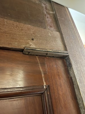 Lot 599 - A late Victorian mahogany library door