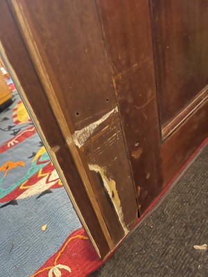 Lot 599 - A late Victorian mahogany library door