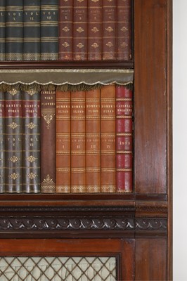 Lot 599 - A late Victorian mahogany library door