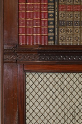 Lot 599 - A late Victorian mahogany library door