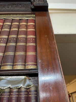 Lot 599 - A late Victorian mahogany library door