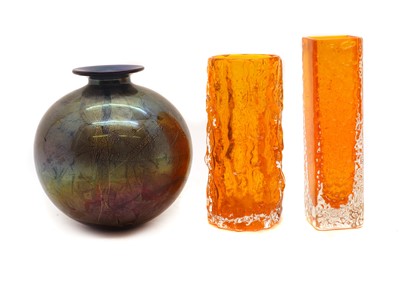 Lot 263 - A Whitefriars Textured Range Bark vase