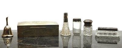 Lot 47 - A silver cigarette box