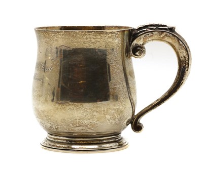 Lot 9 - A silver mug