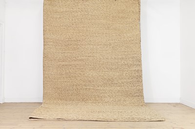 Lot 99 - A large abaca carpet