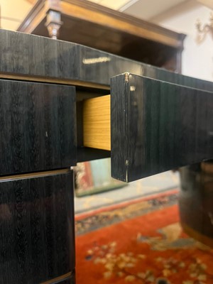 Lot 101 - A blue 'Odyssey' desk by Linley