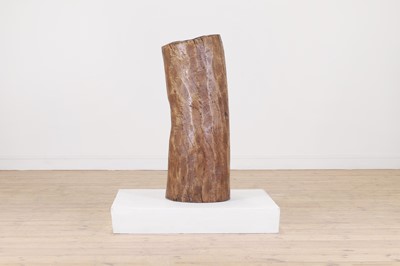 Lot 560 - A dugout wooden stick stand