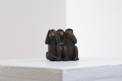 Lot 367 - A boxwood okimono