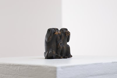 Lot 367 - A boxwood okimono