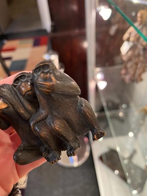 Lot 367 - A boxwood okimono