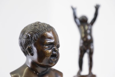 Lot 245 - Two grand tour bronzes