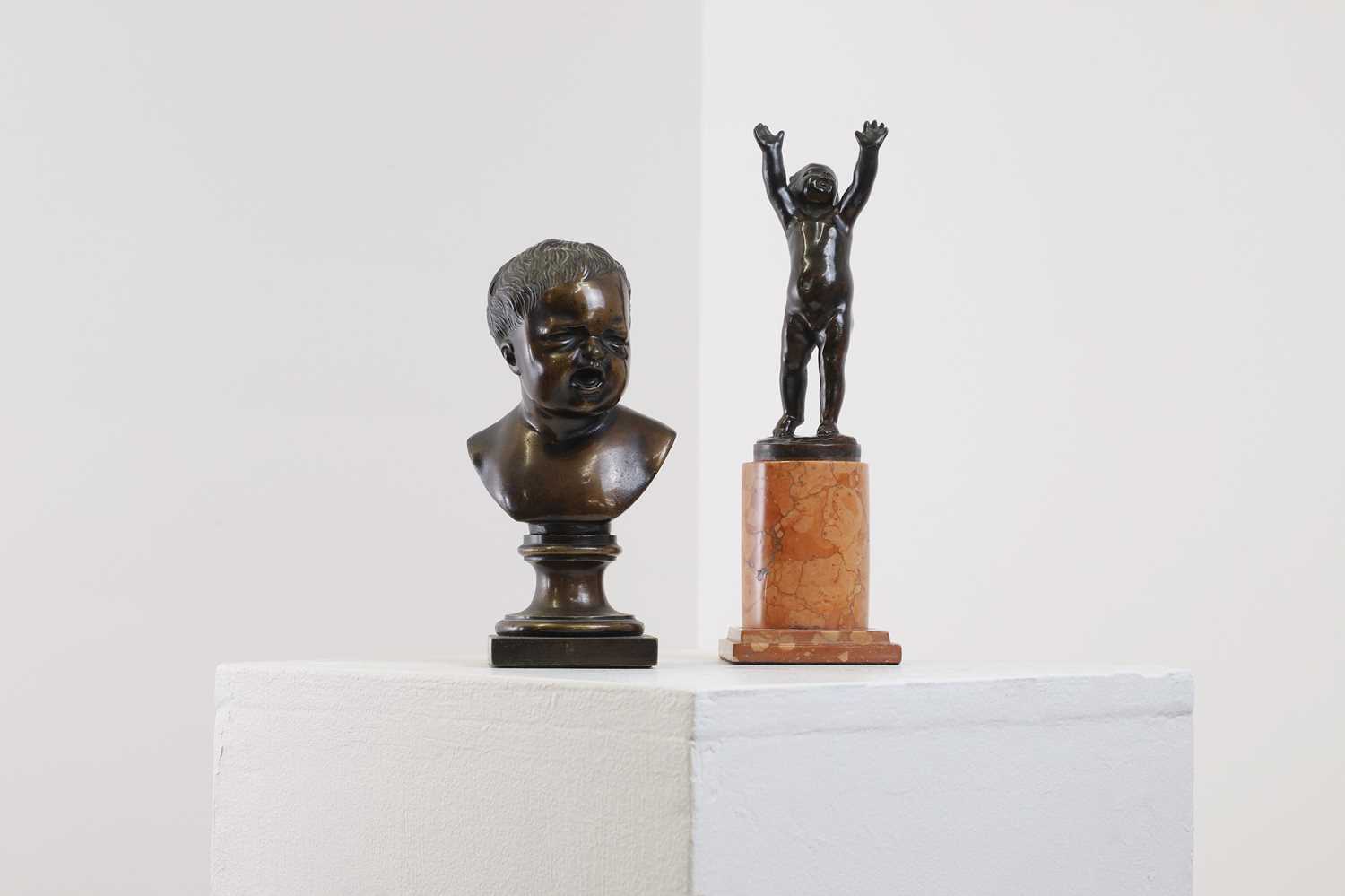 Lot 245 - Two grand tour bronzes
