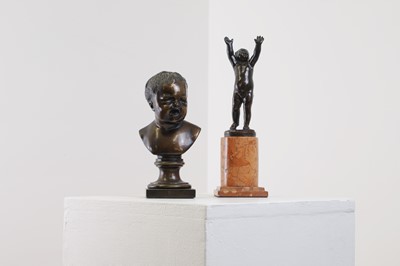 Lot 245 - Two grand tour bronzes