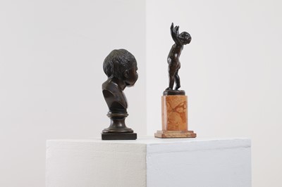Lot 245 - Two grand tour bronzes