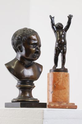 Lot 245 - Two grand tour bronzes