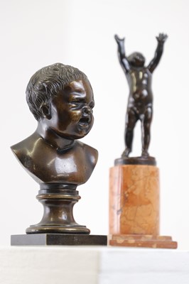 Lot 245 - Two grand tour bronzes