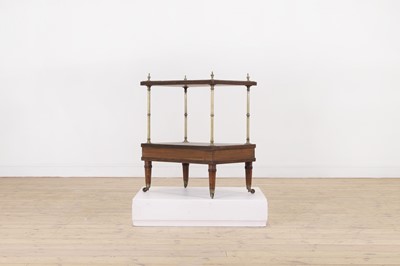 Lot 289 - A Regency mahogany and brass étagère