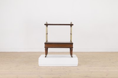 Lot 289 - A Regency mahogany and brass étagère