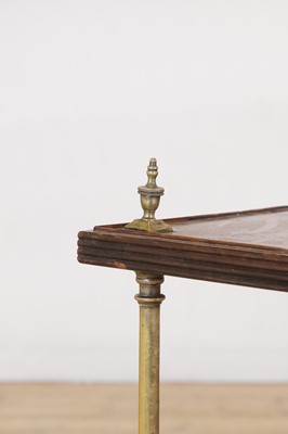 Lot 289 - A Regency mahogany and brass étagère