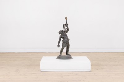 Lot 248 - A grand tour patinated bronze after the antique