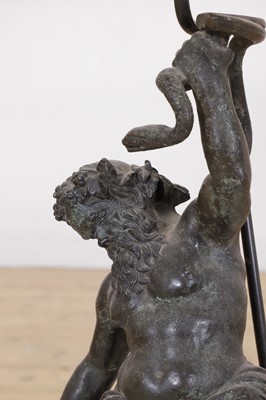 Lot 248 - A grand tour patinated bronze after the antique