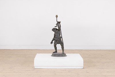 Lot 248 - A grand tour patinated bronze after the antique