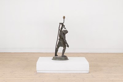 Lot 248 - A grand tour patinated bronze after the antique