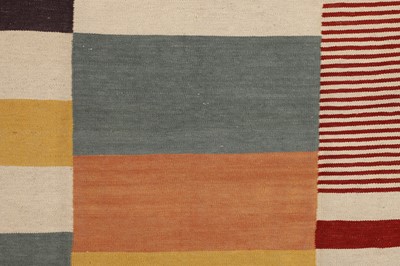 Lot 114 - A modernist flat-weave wool carpet