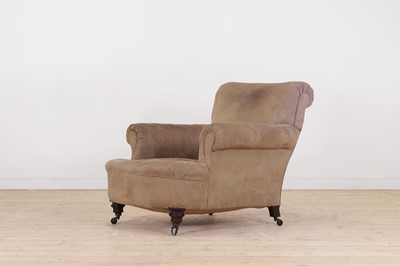 Lot 598 - A late Victorian easy armchair