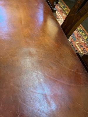 Lot 76 - A walnut and fruitwood marquetry chair-back settee