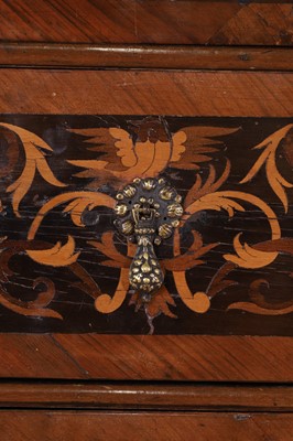 Lot 94 - A William & Mary walnut and marquetry chest of drawers