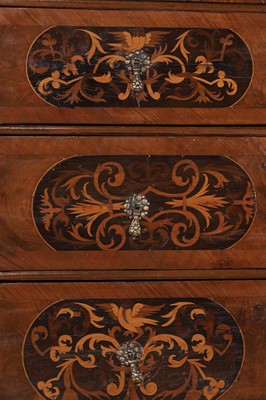 Lot 94 - A William & Mary walnut and marquetry chest of drawers