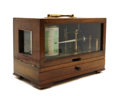 Lot 184 - A Negretti & Zambra barograph