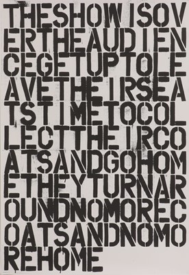 Lot 311 - Christopher Wool (American, b.1955)
