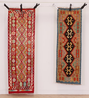 Lot 265 - An Anatolian design kilim runner