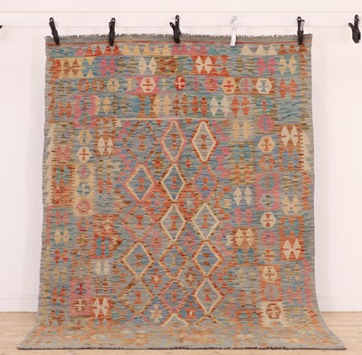 Lot 277 - A contemporary kilim rug