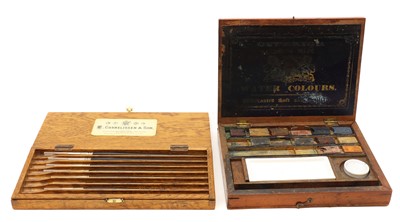 Lot 186 - An artist's watercolour paint box