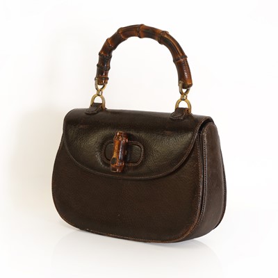Lot 1474 - A Gucci vintage bamboo handle bag