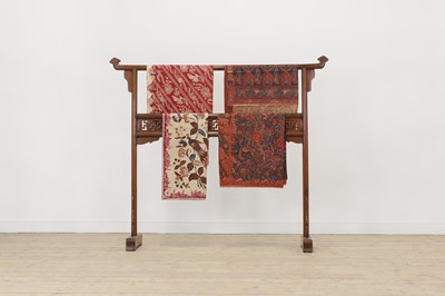 Lot 84 - A group of batik resist-dyed textiles